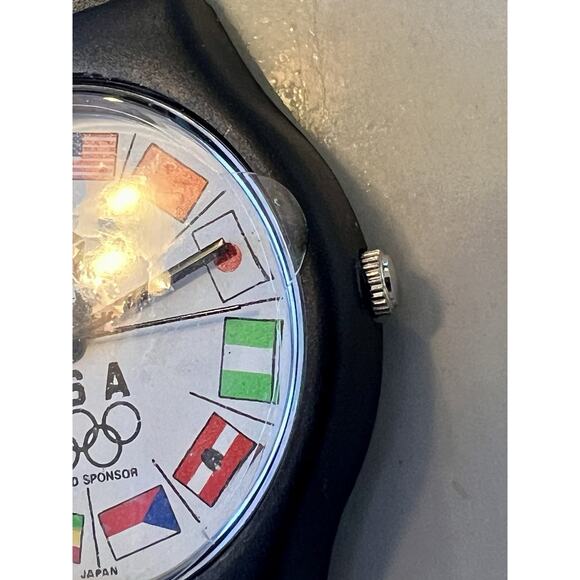 Vintage‎ Chrysler Corporation USA Olympic Watch, Tested New Battery,1980s EUC - Picture 8 of 11